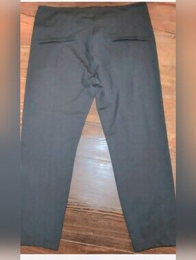 Spring Mercer Ankle Length Jacquard Women's Black Pants. Size XXL.